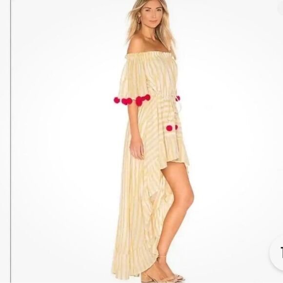 Revolve Dress Womens Alena Dress in Portofino Yellow & Pink Sundress Small NWT - Picture 3 of 5